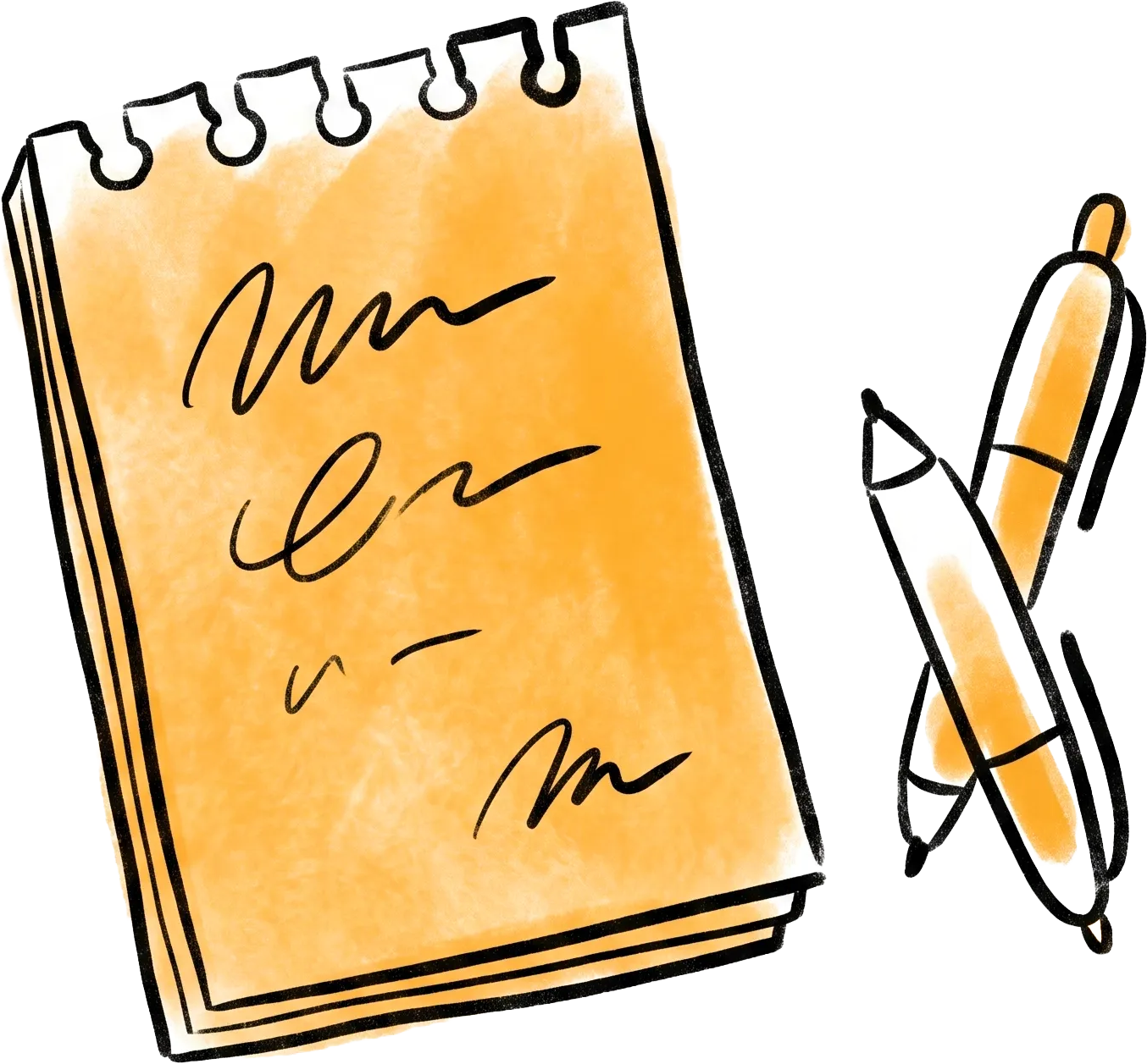 Pen and paper